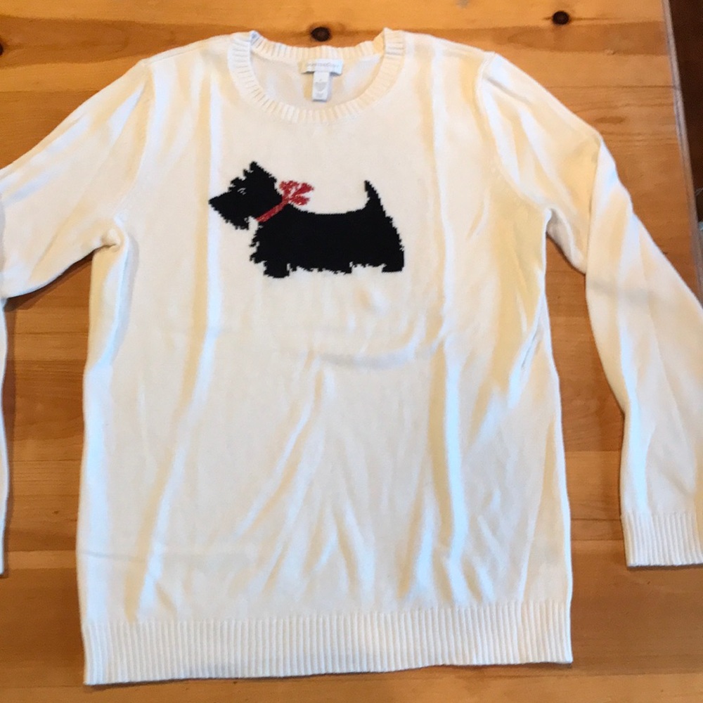Black Yorkie Christmas sweater